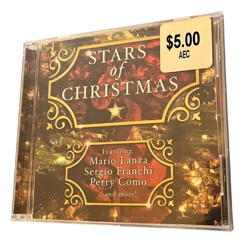 Stars of Christmas CD Featuring Mario Lanza, Sergio Franchi and Perry Como